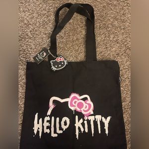 Brand New Hello Kitty tote with tags and keychain